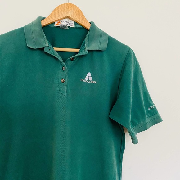 The Boulders Carefree Arizona Pique Cotton Green Polo Shirt - Picture 2 of 7